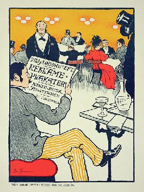 Reproduction of a poster advertising 'Wilhelm Soborg', Copenhagen