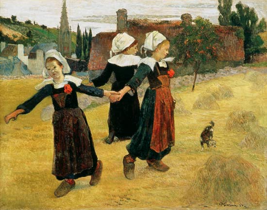 Round Dance Of The Breton Girls from Paul Gauguin