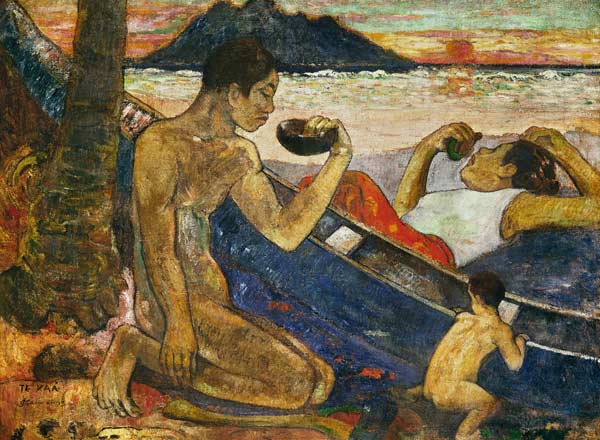 A Canoe (Tahitian Family) from Paul Gauguin