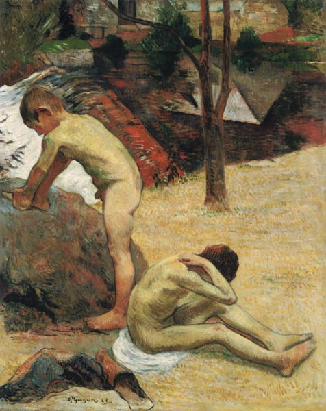 Bathing Breton Boys from Paul Gauguin
