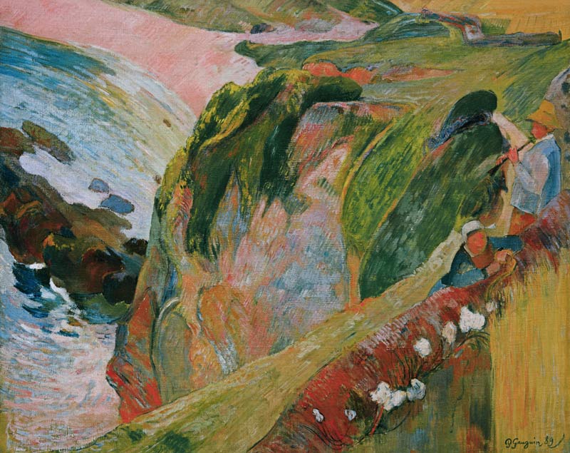 The Flageolet Player on the Cliff from Paul Gauguin