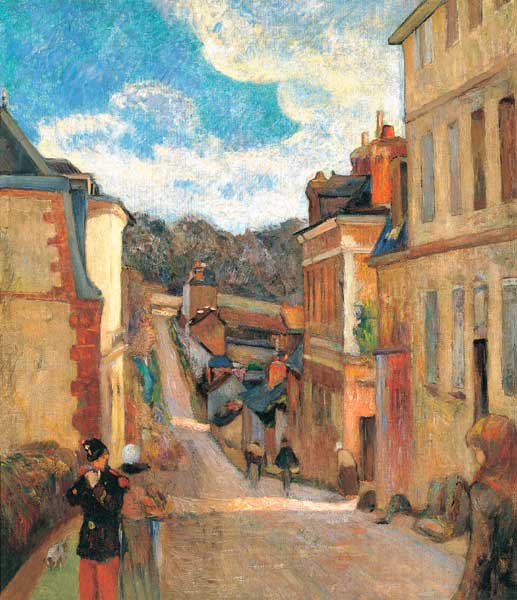 Rue Jouvenet in Rouen from Paul Gauguin