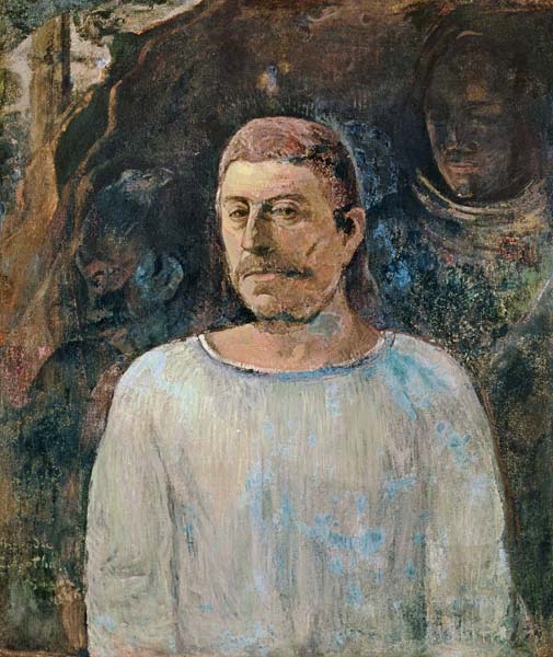 Self portrait, close to Golgotha from Paul Gauguin