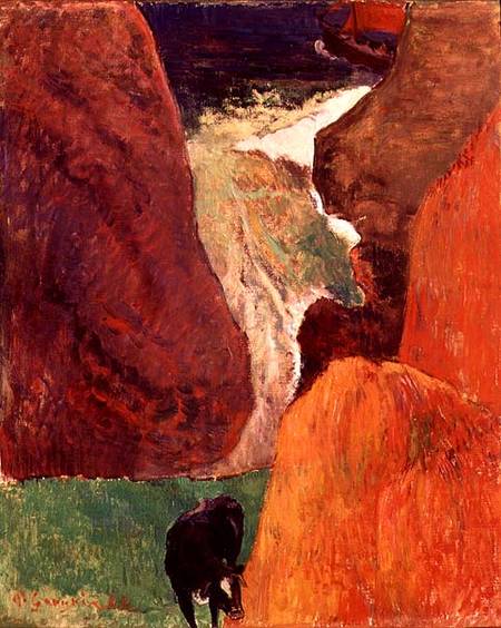 At the Bottom of the Gulf from Paul Gauguin