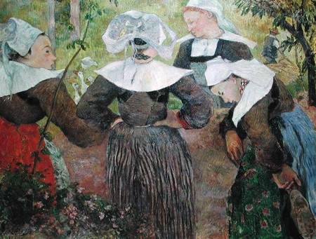 Four Breton Women from Paul Gauguin
