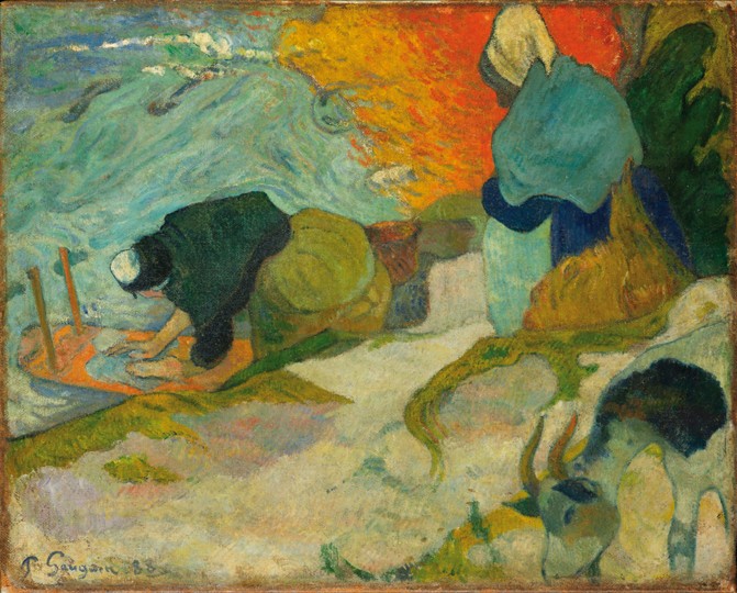 Washerwomen in Arles (Laveuses à Arles) from Paul Gauguin