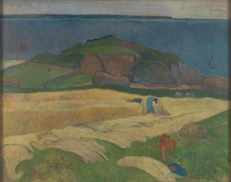 Harvest (Le Pouldu) from Paul Gauguin
