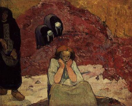 Grape Harvest at Arles (Human Anguish) from Paul Gauguin