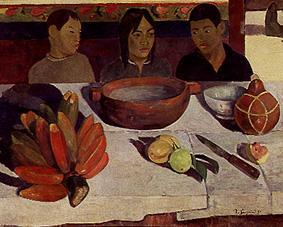 The meal. from Paul Gauguin