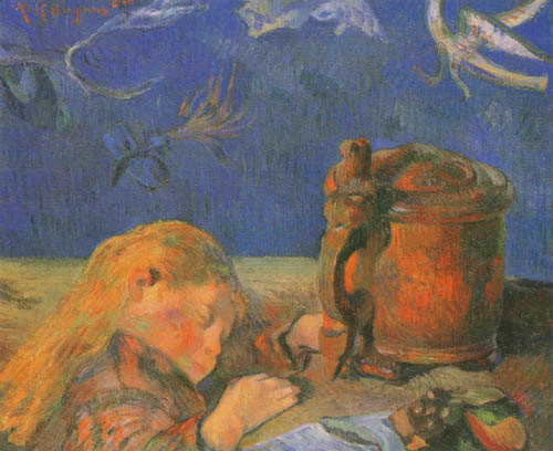 Sleeping child from Paul Gauguin