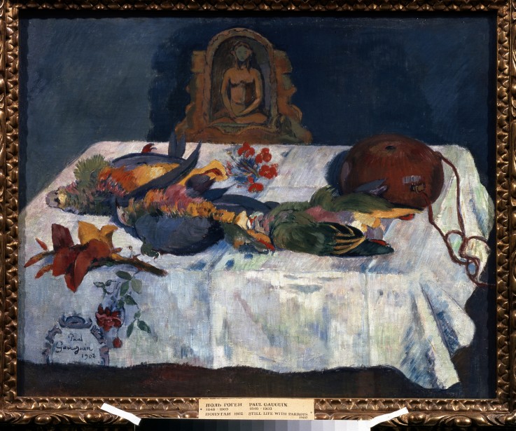 Still life with parrots from Paul Gauguin