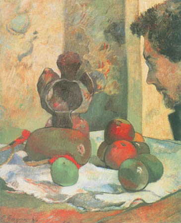 Still life with the profile of Charles Laval from Paul Gauguin