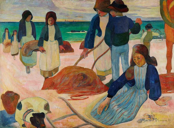 Bretonische Tangsammlerinnen (II) (Ramasseuses de varech (II)) from Paul Gauguin