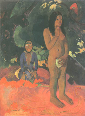 Word of the devil (Parau na te Varua Ino) from Paul Gauguin