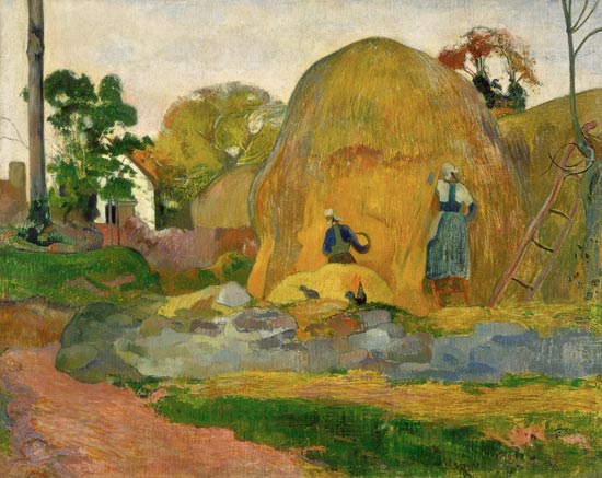 Yellow Haystacks, or Golden Harvest from Paul Gauguin
