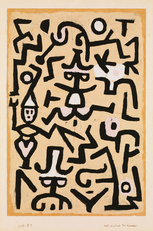 Das Flugblatt des Komödianten from Paul Klee