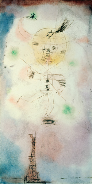 Der Komet von Paris, 1918. from Paul Klee