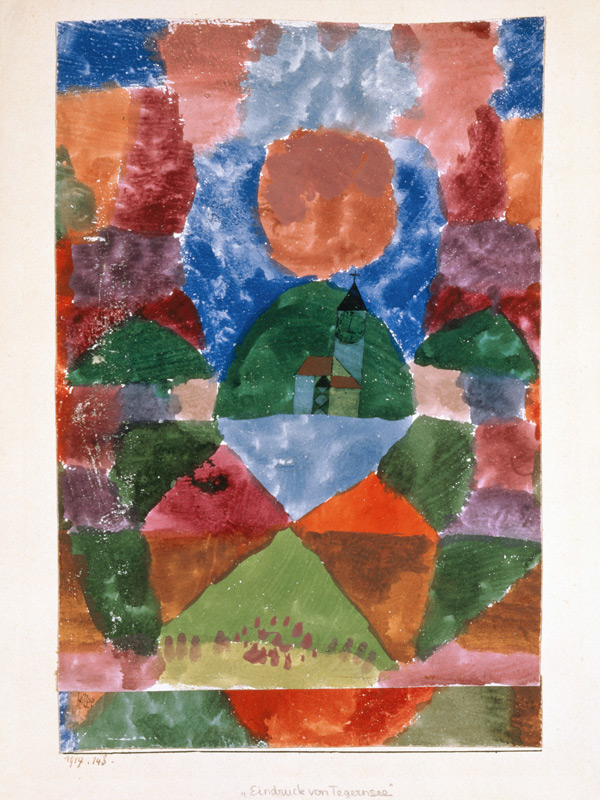 Impression of Tegernsee from Paul Klee