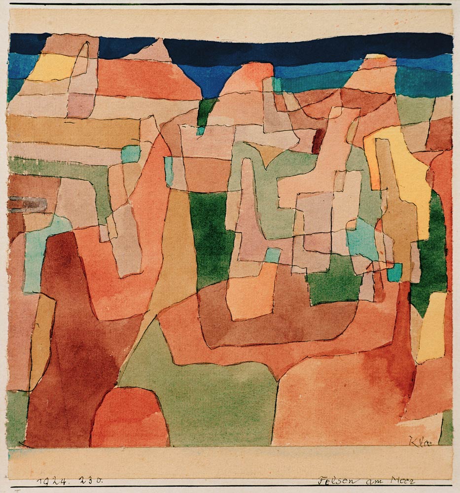 Felsen am Meer, 1924.230. from Paul Klee