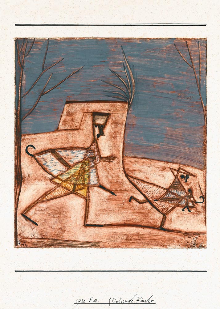 Fliehende Kinder (Children fleeing) from Paul Klee