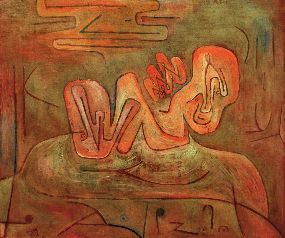 Katastrophe der Sphinx, from Paul Klee