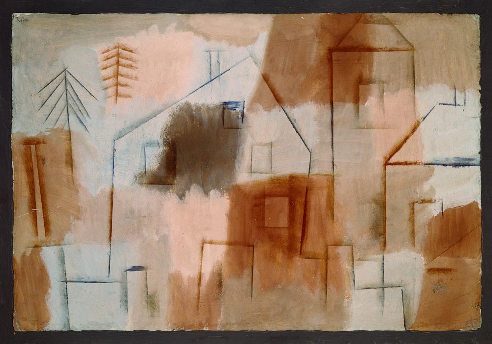 Ort in Blau und Orange, 1924. from Paul Klee