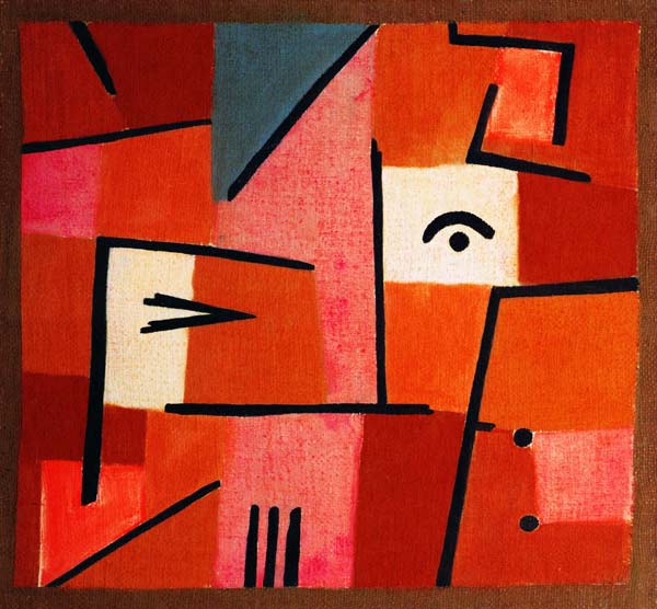 View of red, 1937 from Paul Klee
