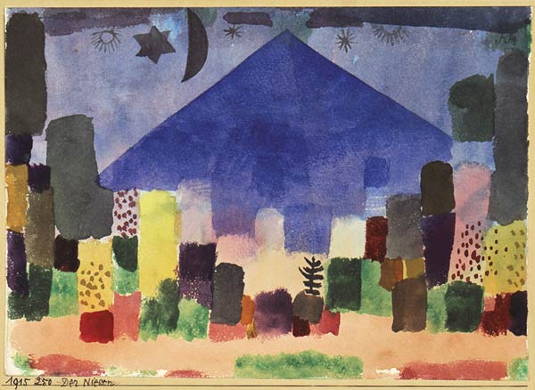 The Mountain Niesen. Egyptian Night from Paul Klee