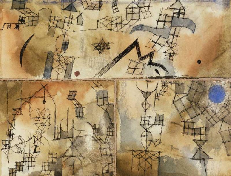 Dreiteilige Komposition from Paul Klee