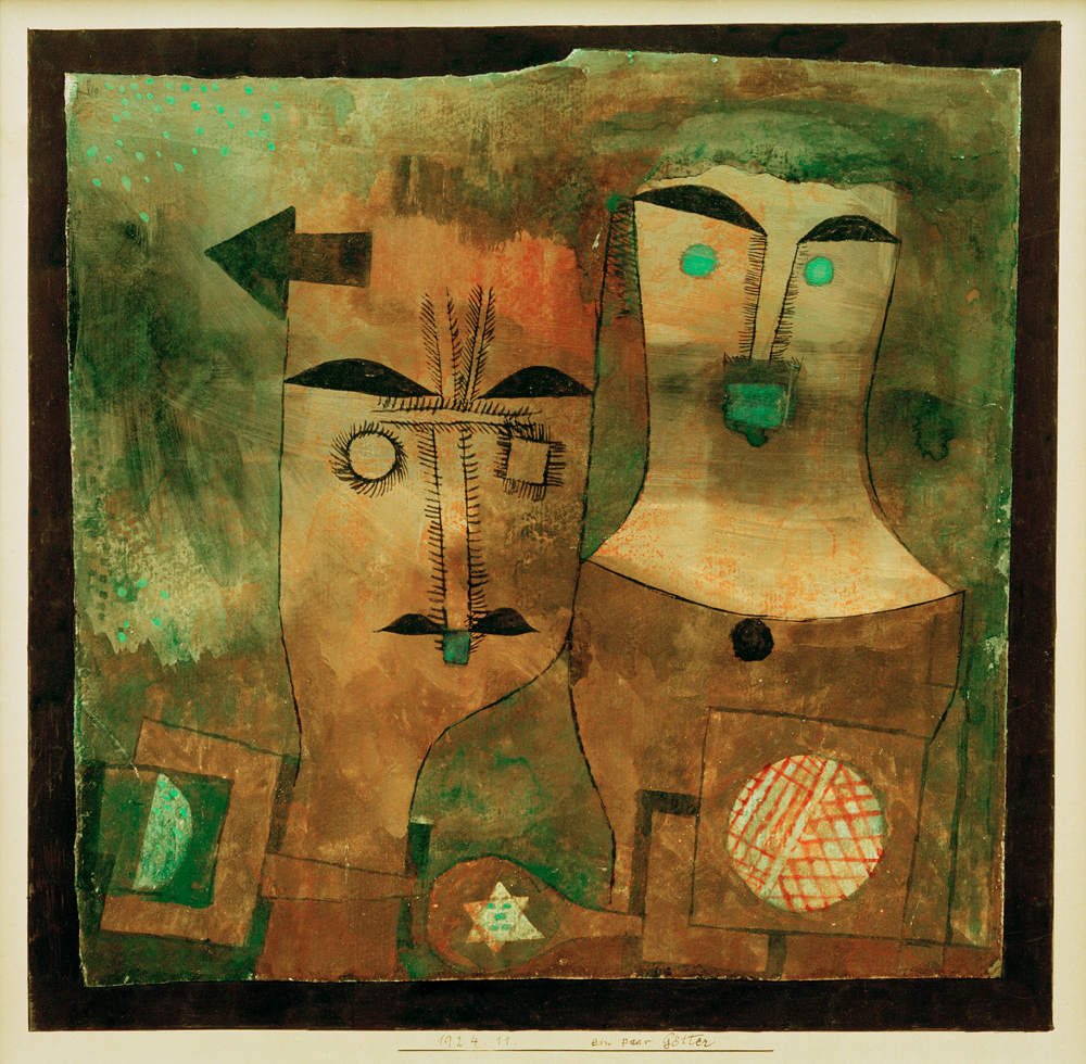 A pair of gods from Paul Klee