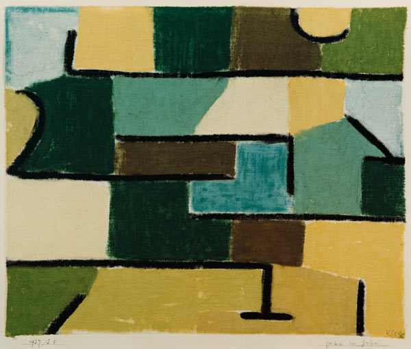 Turn green in the green from Paul Klee