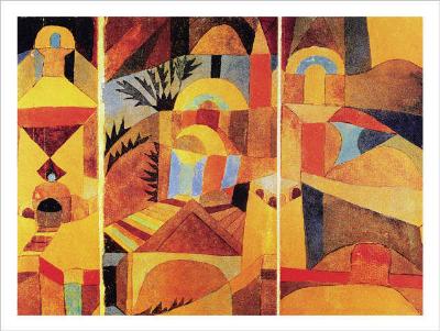Il giardino del tempio - (PK-558) from Paul Klee