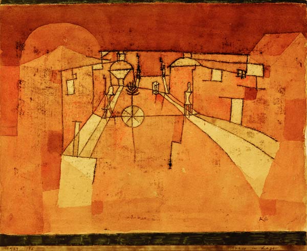 Strasse im Lager, 1923, 146. from Paul Klee