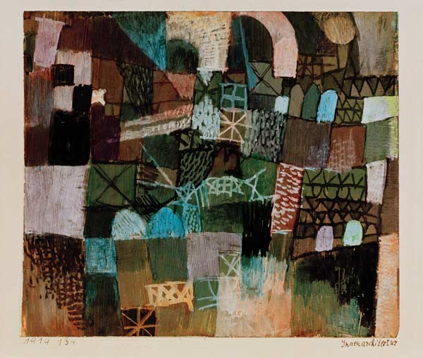 Innenarchitektur, 1914.134 from Paul Klee