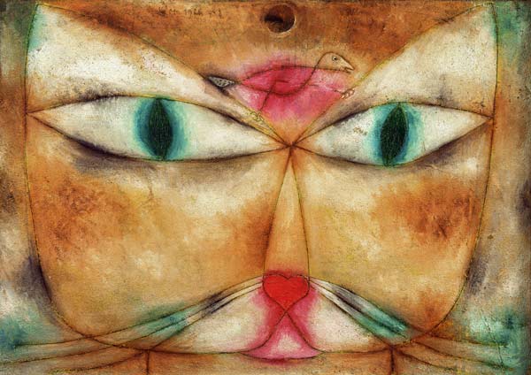 Katze und Vogel from Paul Klee