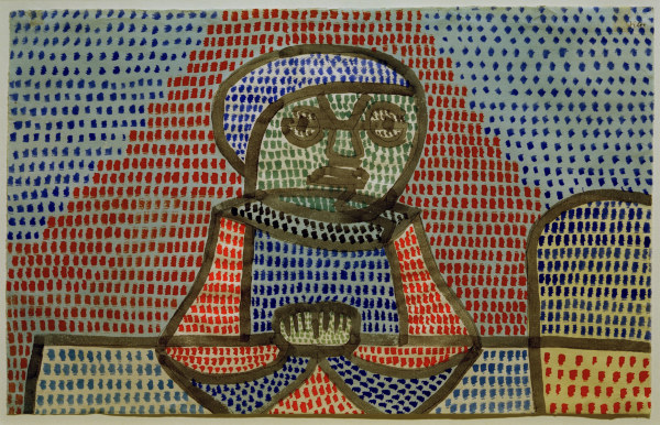 Knabe am Tisch, from Paul Klee