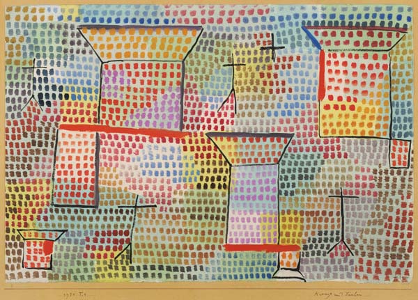 Crosses and columns from Paul Klee