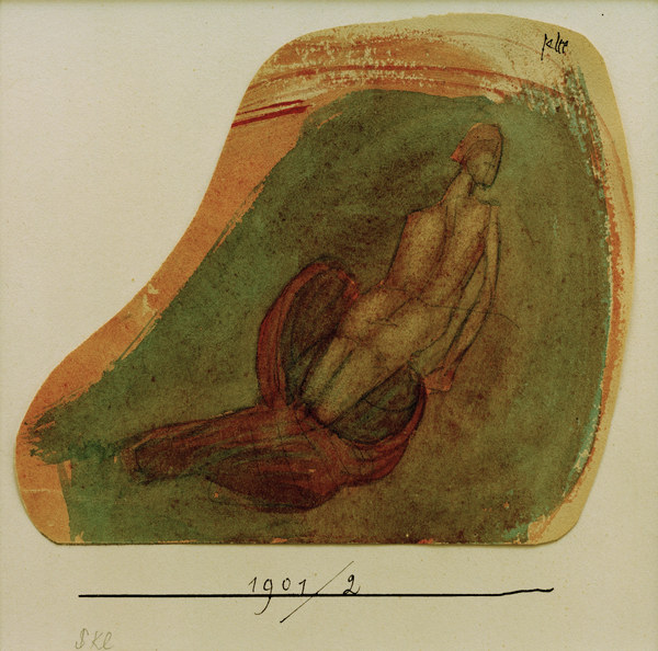 Schwebende Grazie (im pompeianischen from Paul Klee