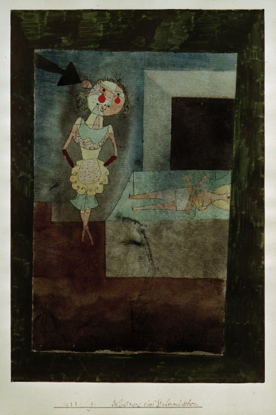 Selbstmord eines Stubenmaedchens, from Paul Klee