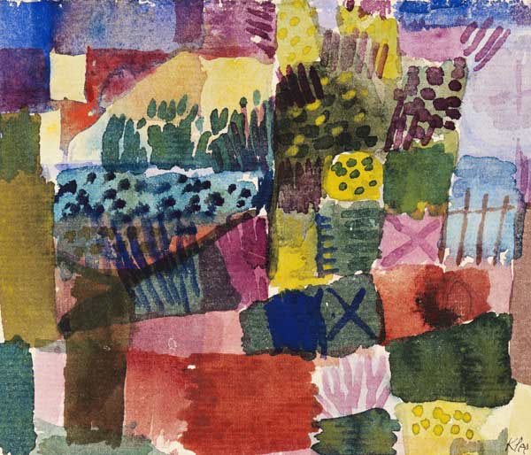 Southern garden from Paul Klee