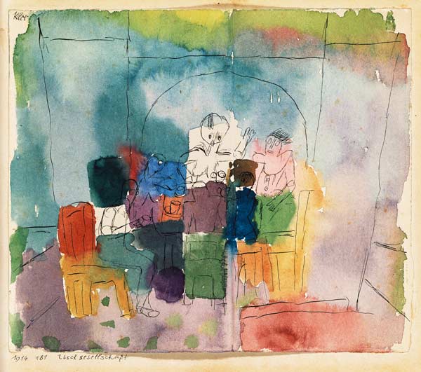 Tischgesellschaft from Paul Klee