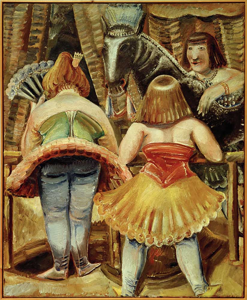 Three women circus horse from Paul Kleinschmidt