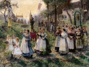 Corpus Christi procession in Bavaria from Paul Schad