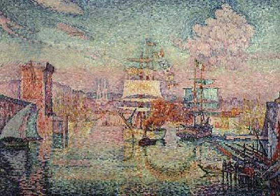 Entrance to the Port of Marseille from Paul Signac