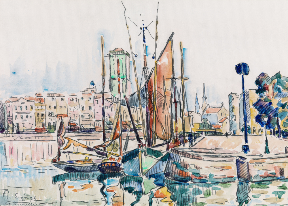 La Rochelle (1911) from Paul Signac