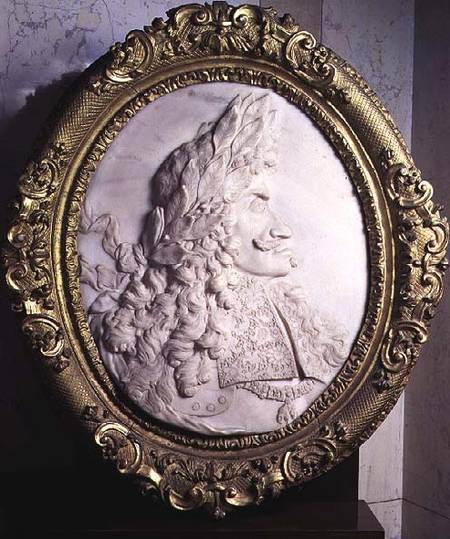 Leopold I King of Hungary and Holy Roman Emperor (1640-1705) relief portrait from Paul  Strudel