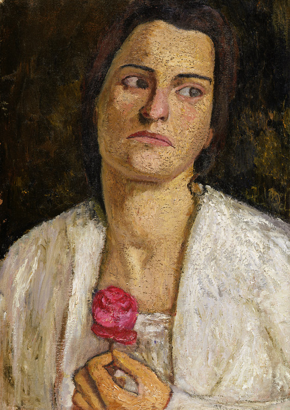 Portrait Clara Rilke of Westhoff from Paula Modersohn-Becker