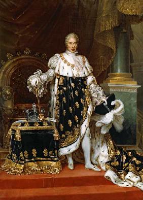 Portrait of Charles X (1757-1836) in Coronation Robes