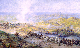 Szene aus dem russisch-türkischen Krieg 1877-1878 from Pawel Kowalewsky