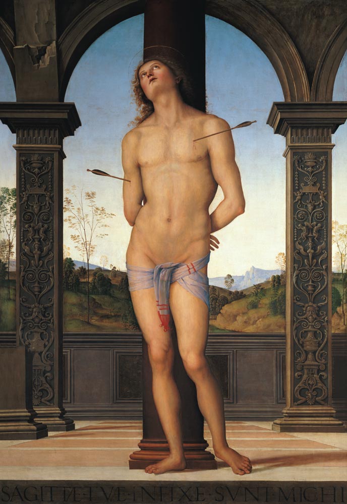 Holy Sebastian from Perugino (eigentl. Pierto di Cristoforo Vanucci)